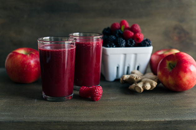 Soothing Hot Apple Berry Ginger Juice Recipe