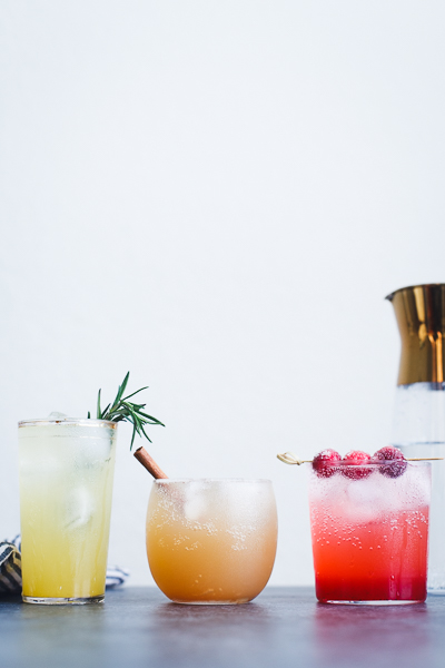Sparkling Holiday Mocktails | The Kitchenthusiast