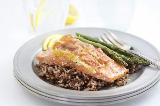 Steamed Salmon with Prosciutto www.bellalimento.com 060 (520x343)