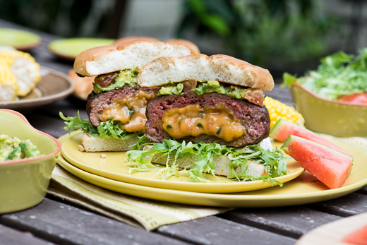 Jalapeño Cheddar Stuffed Burgers | The Kitchenthusiast