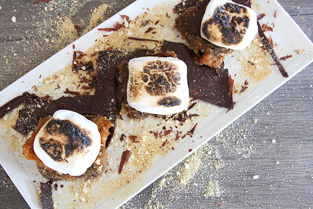 Deep Fried Cappuccino Pastry S’mores