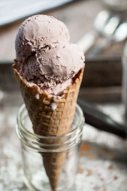 Sangria Ice Cream | The Kitchenthusiast