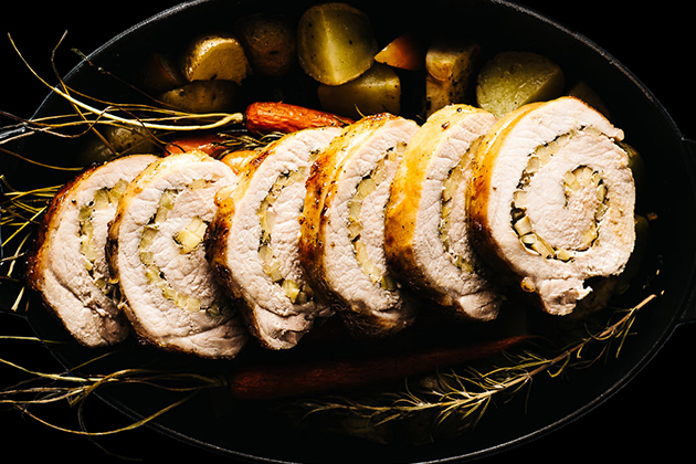 Fennel Rosemary Apple Brown Sugar Pork Tenderloin