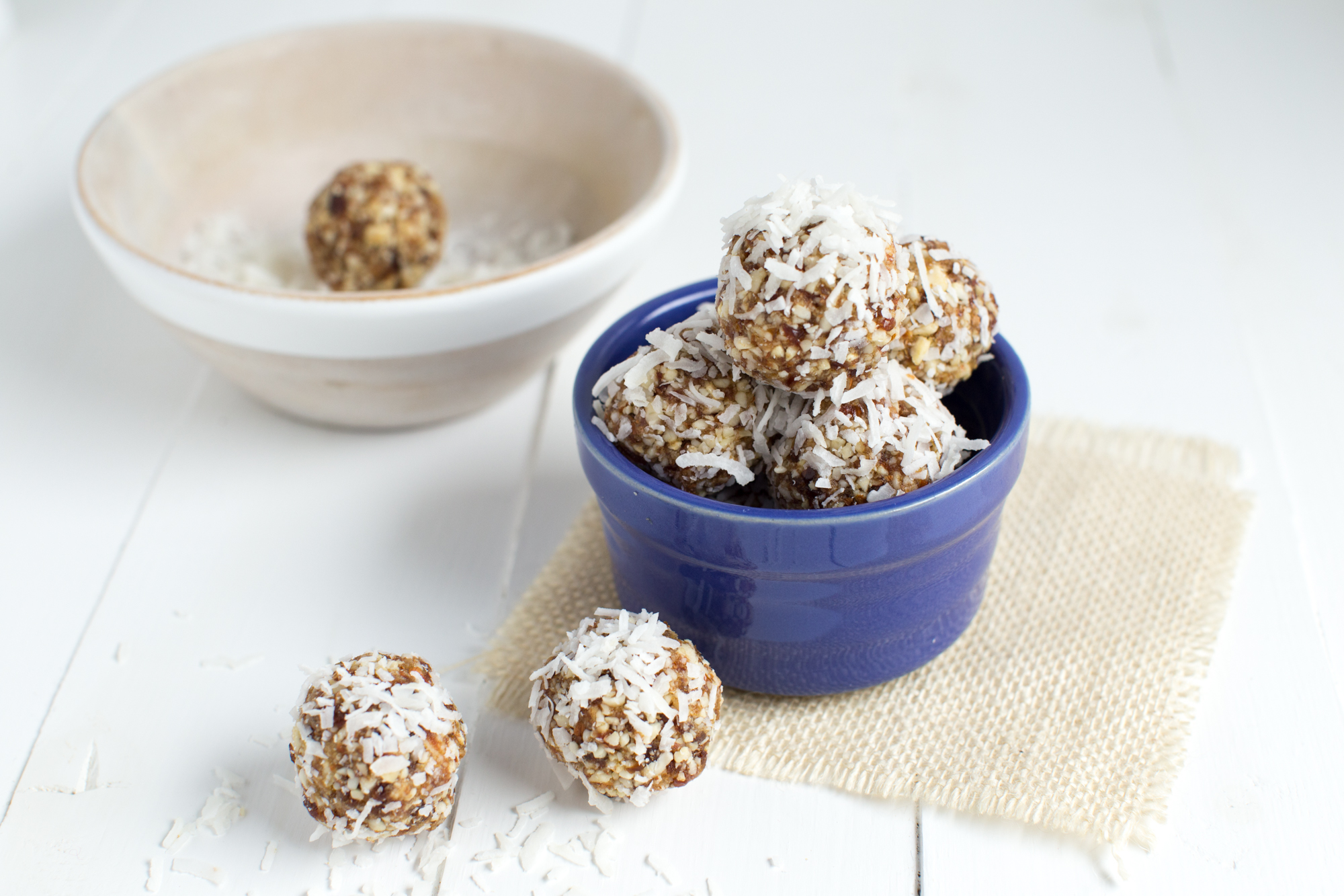 Vanilla Coconut Crunch Energy Bites