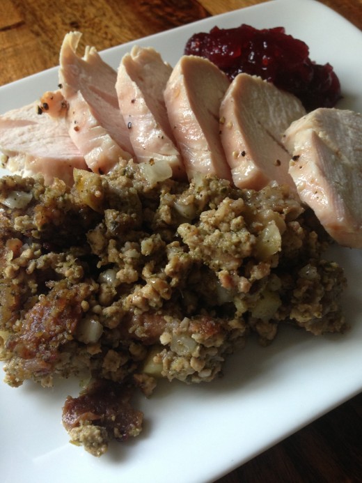 Sage Pesto Sausage Stuffing Recipe