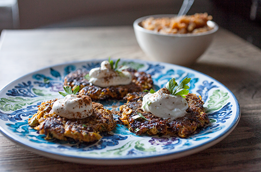 Zucchini & Sweet Potato Pancakes