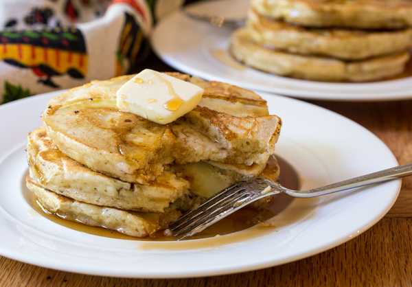 Apple Ricotta Pancakes