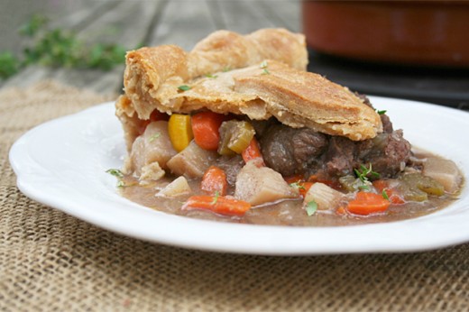 Homemade Beef and Vegetable Pie
