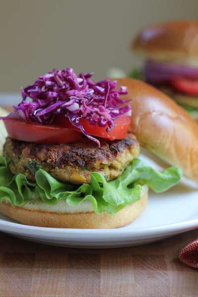 Veggie Chickpea Burger | The Kitchenthusiast