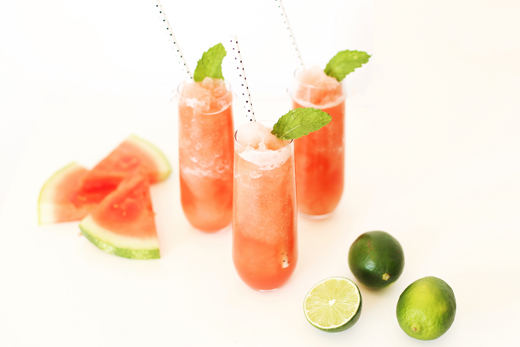Watermelon Cucumber Slushie Recipe