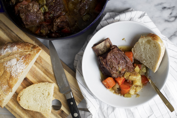 Beer Braised Short Ribs and Root Vegetables Recipe