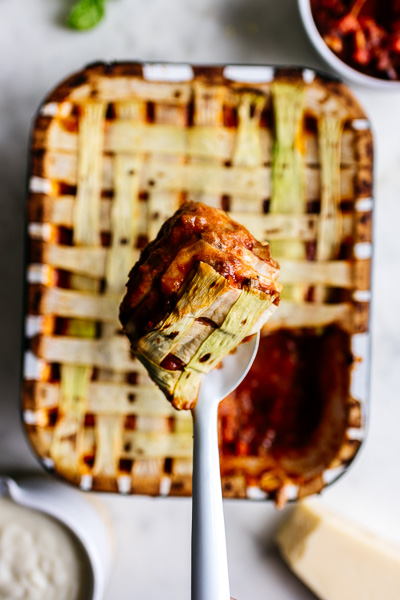 Herringbone Vegetable Lasagna | The Kitchenthusiast