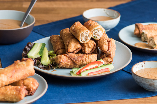 Kung Pao Chicken Egg Rolls Recipe