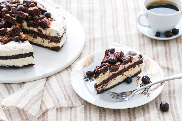 Fudge Brownie Mudslide Ice Cream Cake