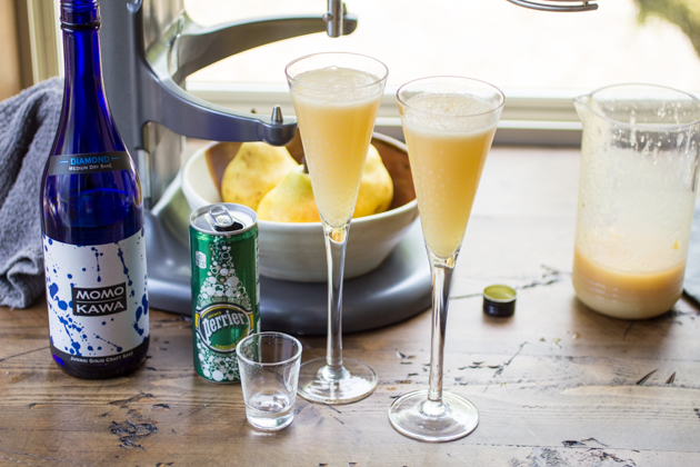 Pear Ginger Saketinis