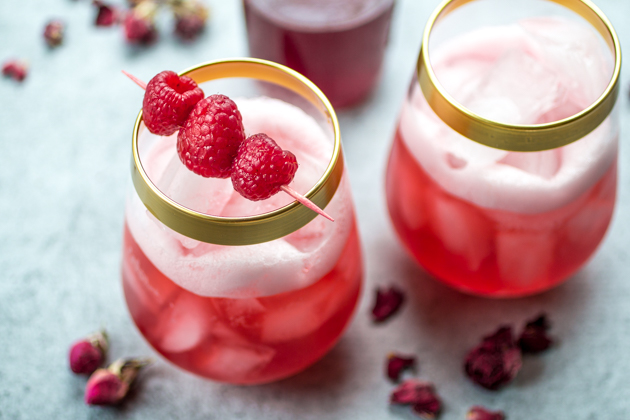 Raspberry Rose Cocktail