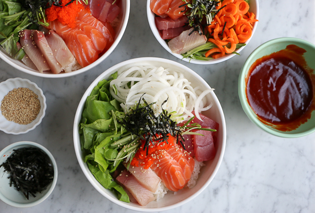 Sashimi Rice Bowl